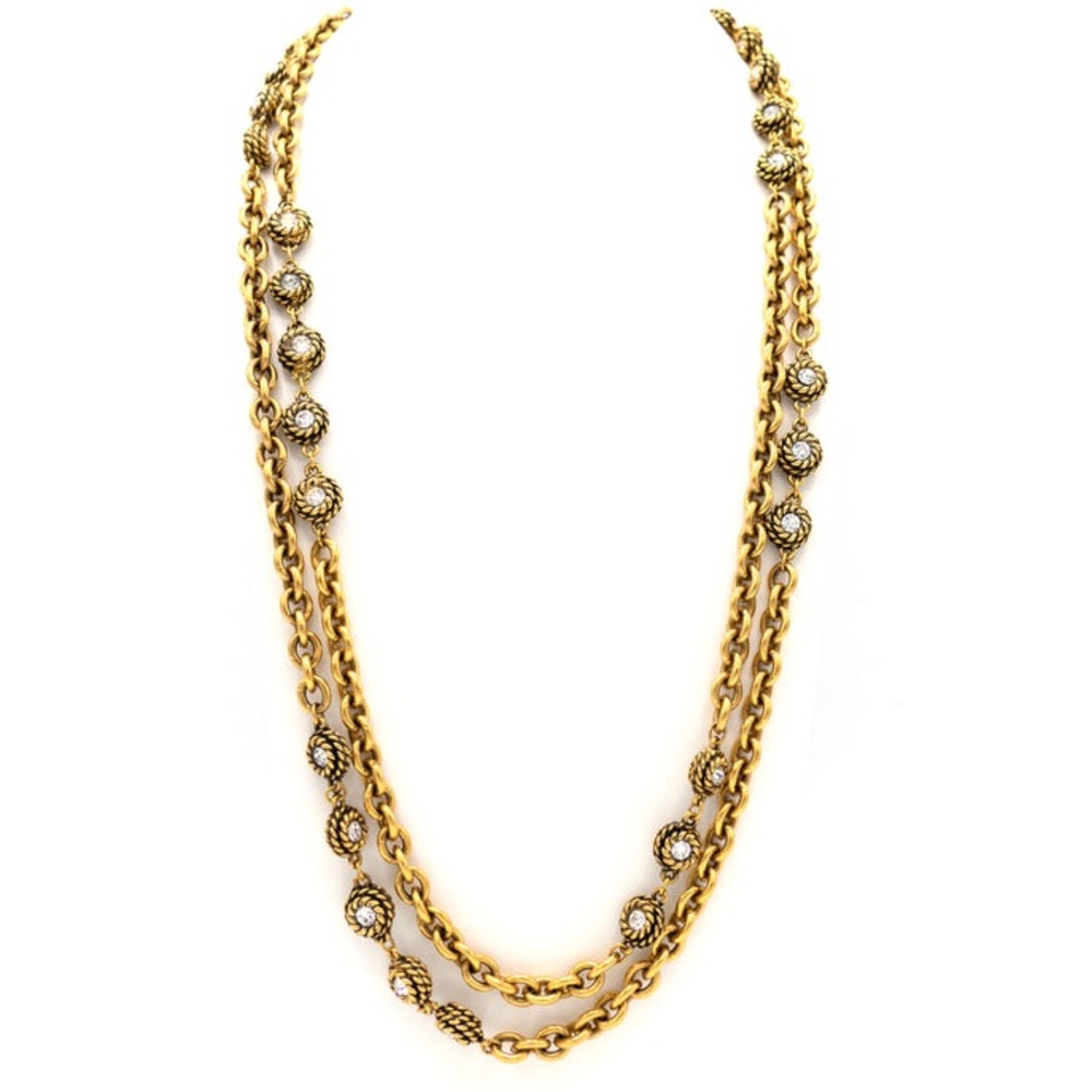 Auth CHANEL Vintage Necklace / Belt c.1980's